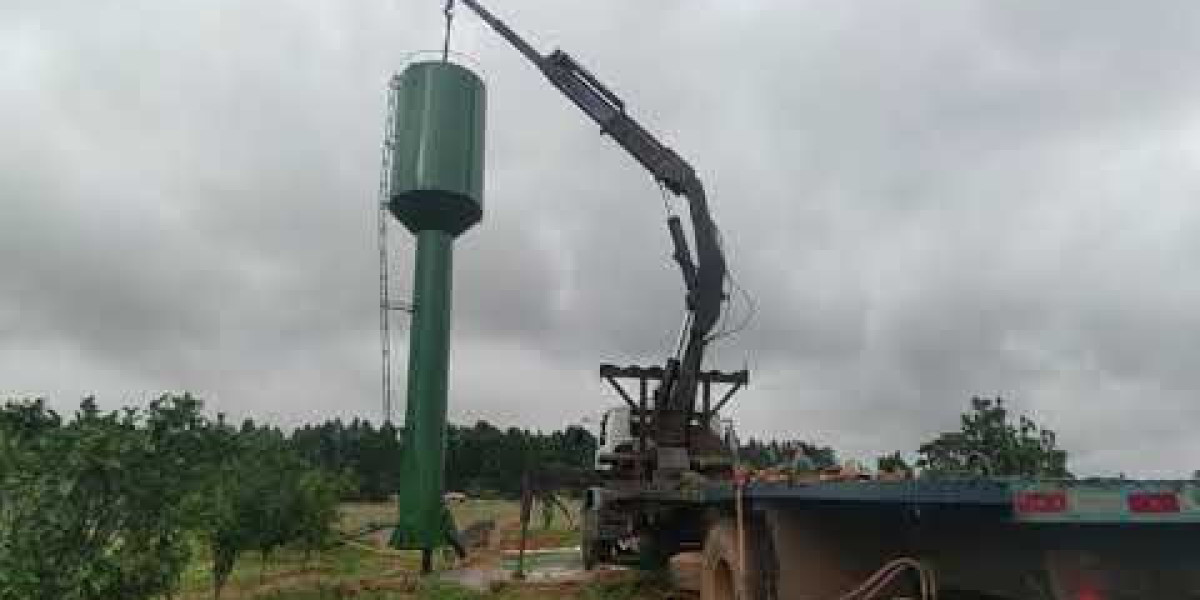 Fluted Column Elevated Storage Tank